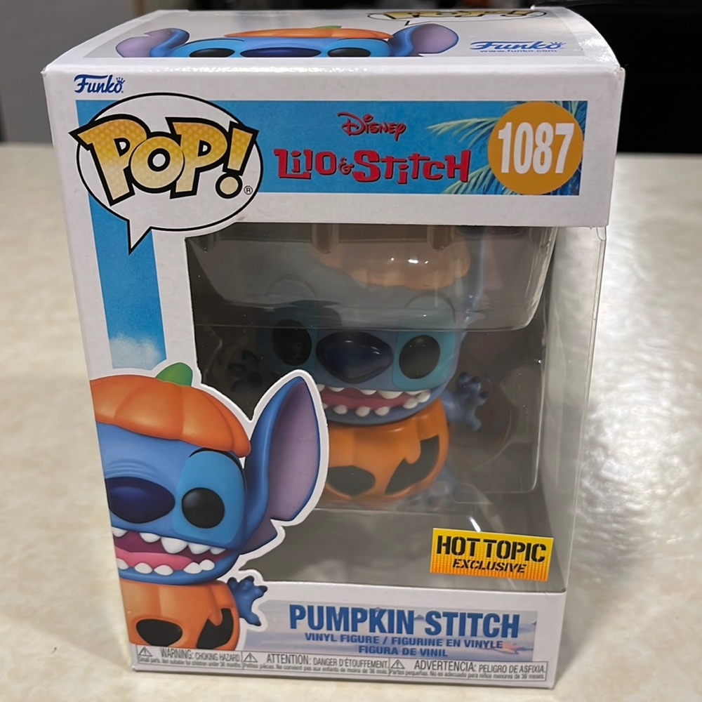 Funko pop - pumpkin stitch - Disney
